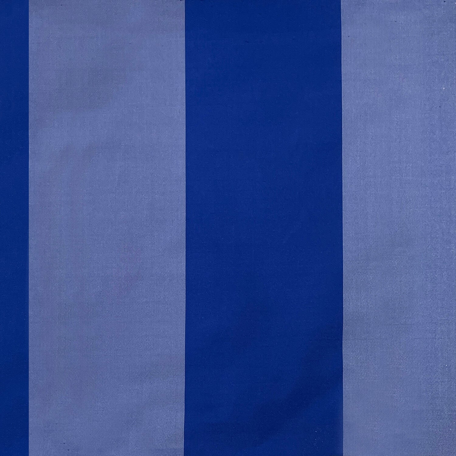 Dark Blue Stripe Faux Silk Fabric Classic Modern Fabrics