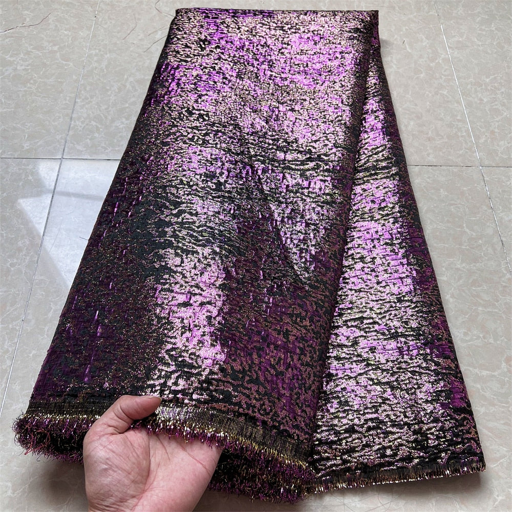 5 YARDS / 11 COLORS / Abstract Iridescent Textured Jacquard Brocade Wo –  Classic Modern Fabrics