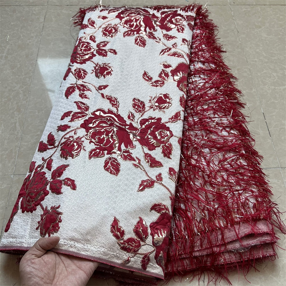 5 YARDS / 3 COLORS / Rosy Garden Viscose Jacquard Woven Fabric for Dre –  Classic Modern Fabrics