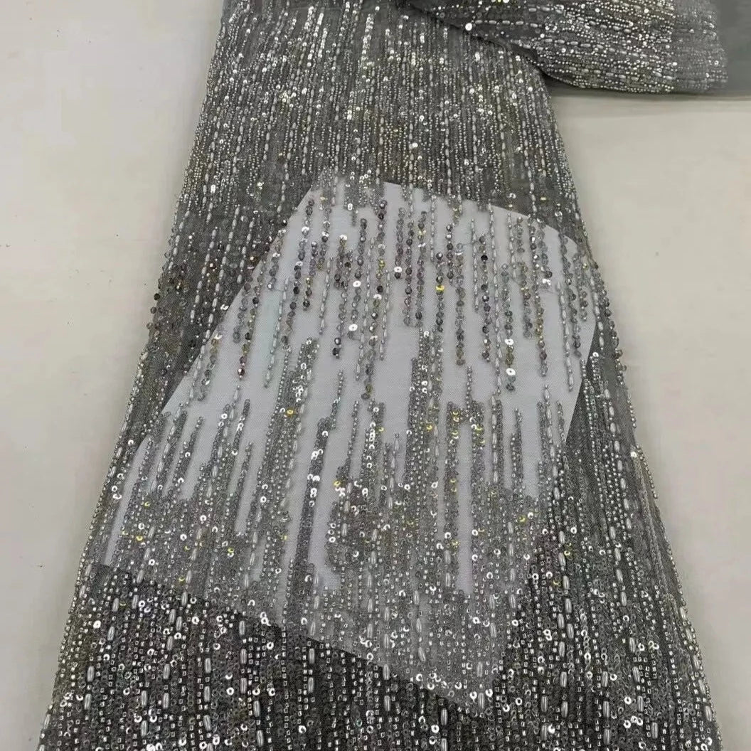 5 YARDS / 8 COLORS / Ospal Fur Sequin Abstract Beaded Embroidery Tulle Mesh Lace Dress Fabric 5 YARDS / 8 COLORS / Ospal Fur Sequin Abstract Beaded Embroidery Tulle Mesh Lace Dress Fabric