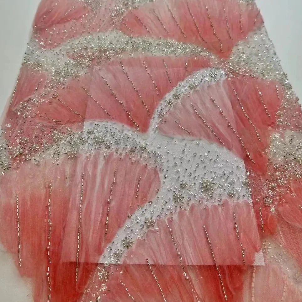 5 YARDS / 6 COLORS / ANDREAS Sequin Beaded Embroidery Glitter Mesh Dre –  Classic Modern Fabrics