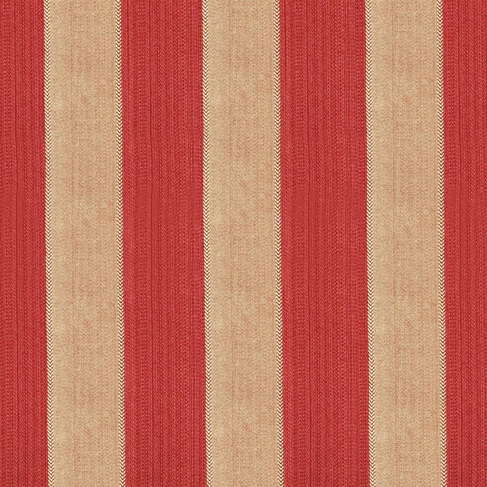 110" Wide Red Gold Stripe Soft Sheen Jacquard Fabric CLASSIC & MODERN