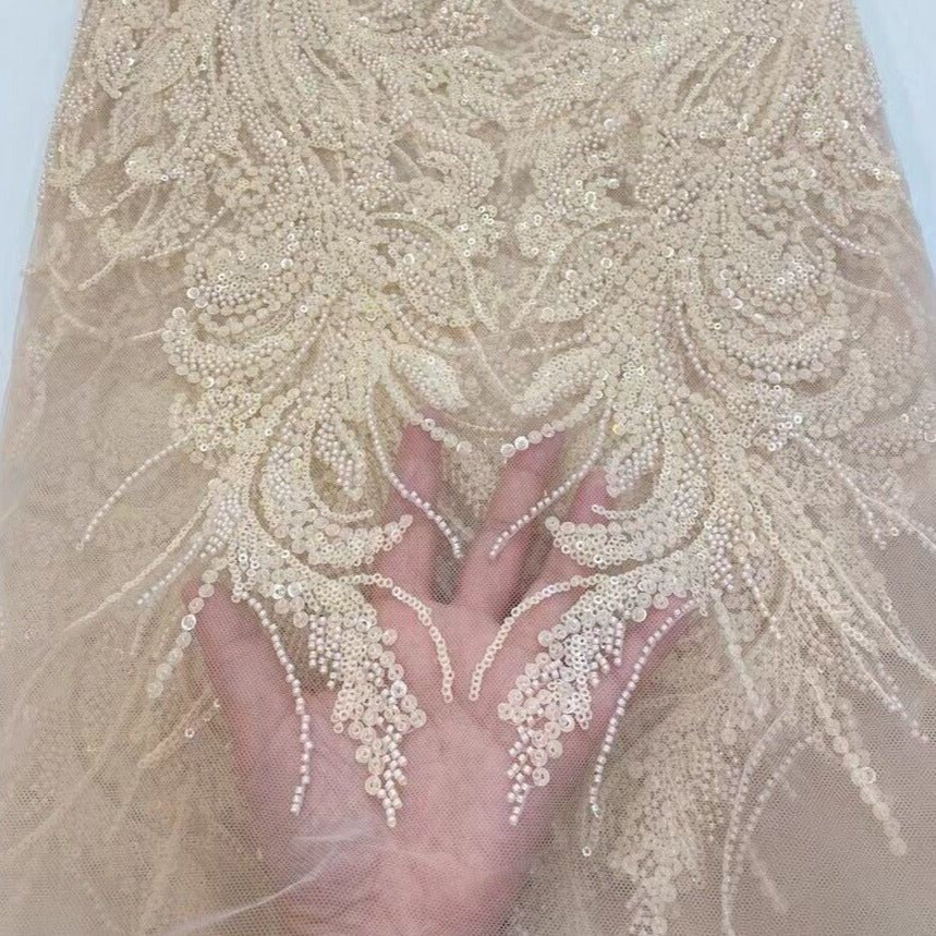 5 YARDS / 15 COLORS / Yasmina Floral Beaded Embroidery Glitter Mesh Lace Party Prom Bridal Dress Fabric 5 YARDS / 15 COLORS / Yasmina Floral Beaded Embroidery Glitter Mesh Lace Party Prom Bridal Dress Fabric