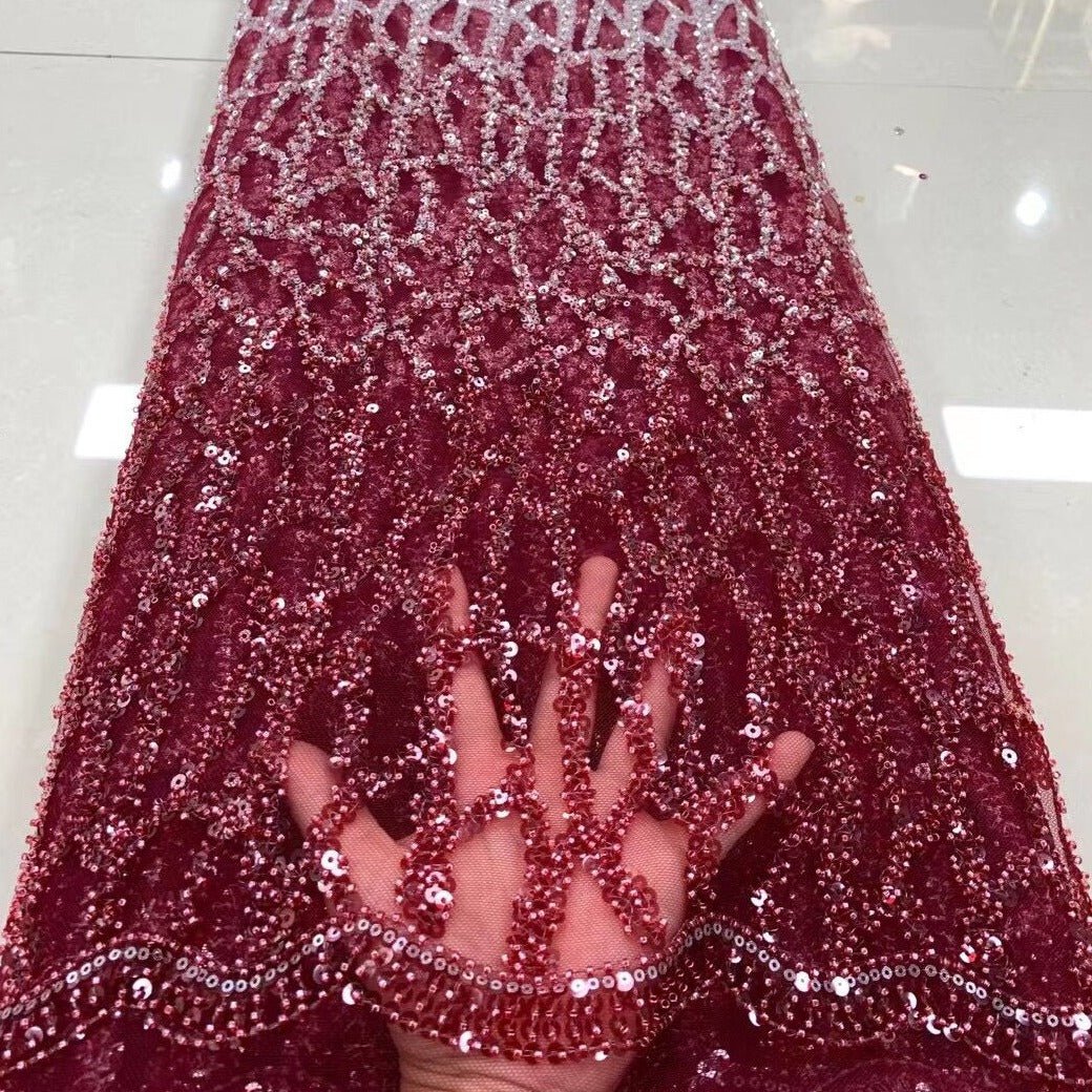 glitter prom dress fabric Blue Shoulder Rhinestone Tassel Sequin Prom Dress