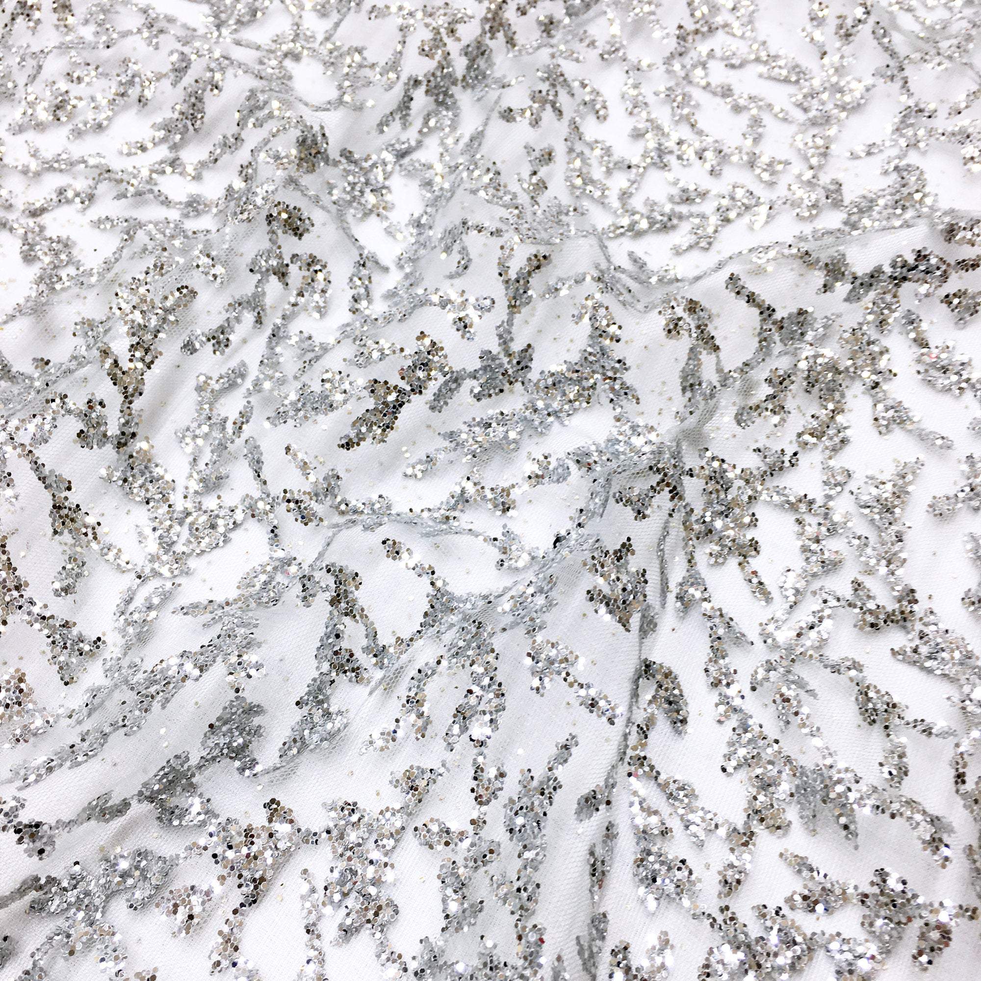 silver lace for dress Off-Shoulder Long Silver Lace Formal Dress CM319 Silver / 2