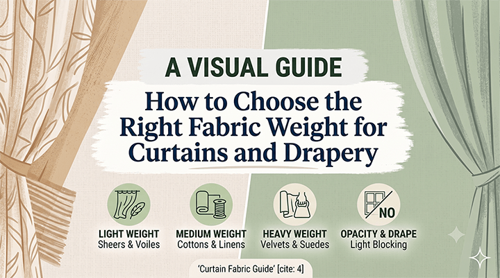How to Choose the Right Fabric Weight for Curtains and Drapery