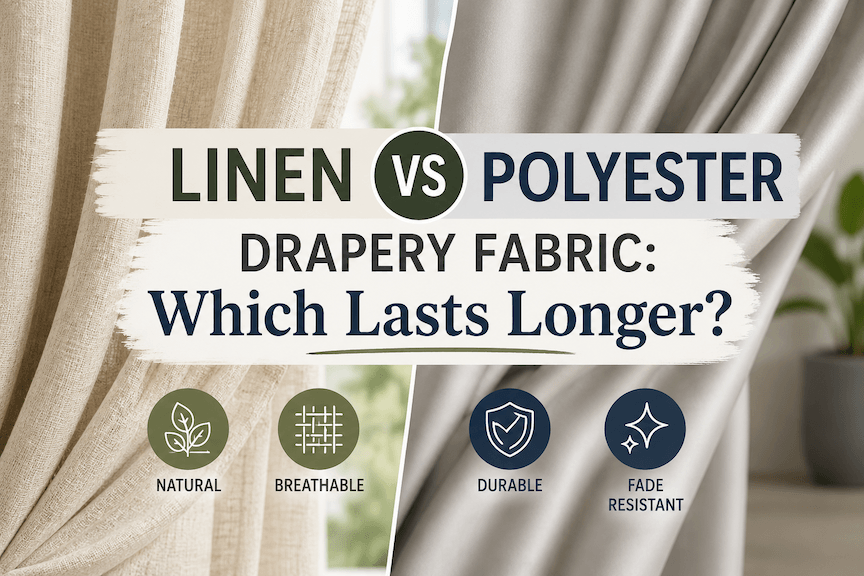 Linen vs Polyester Drapery Fabric: Which Lasts Longer?