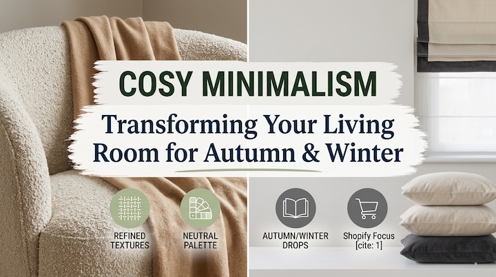 Cosy Minimalism: Transforming Your Living Room for Autumn and Winter