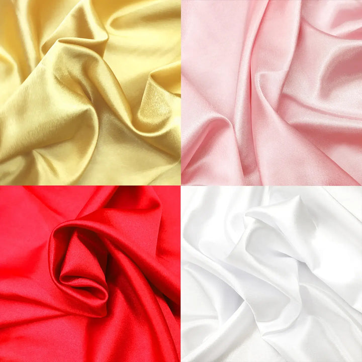 4 COLORS / Crepe Back Satin Fabric