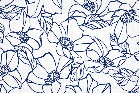 3 COLORS / Astrid Geometric Floral 100% Cotton Fabric