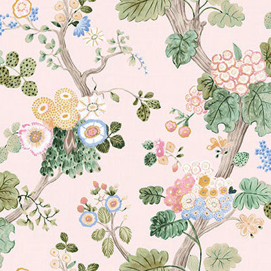 4 COLORS / Alice Bloom Garden 100% Cotton Fabric