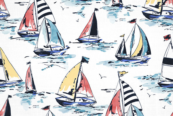 3 COLORS / Bermuda Nautical 100% Cotton Fabric