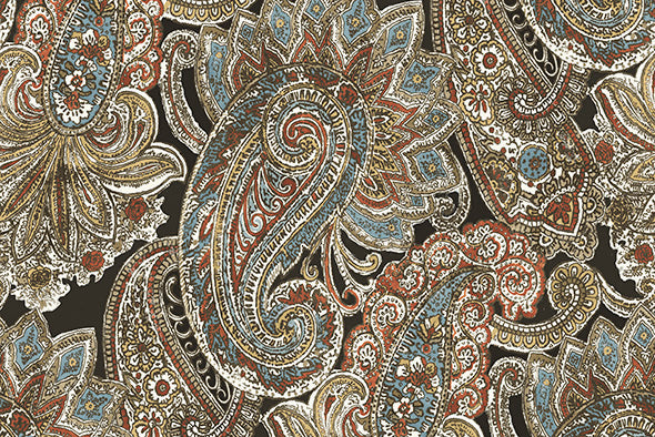 4 COLORS / Blaine Paisley 100% Cotton Fabric