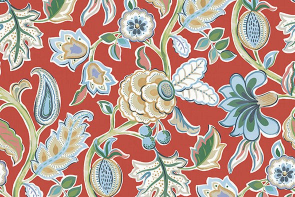 4 COLORS / Carmella Floral 100% Cotton Fabric