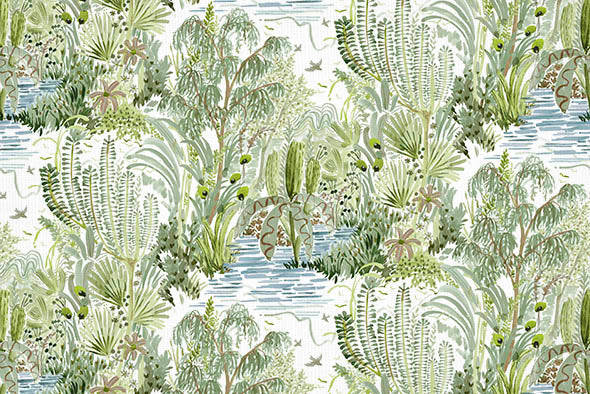 Amaya Willow 100% Cotton Fabric