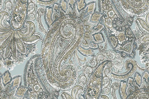 4 COLORS / Blaine Paisley 100% Cotton Fabric