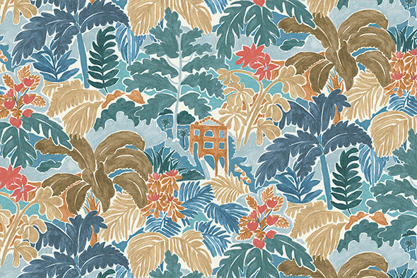4 COLORS / Tahiti Jungle 100% Cotton Fabric