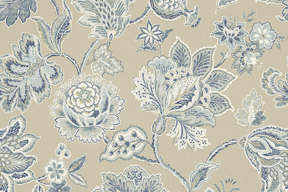 4 COLORS / Adelina Flower Cotton Linen Fabric