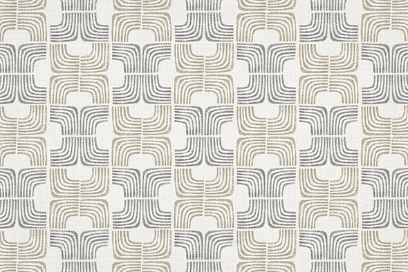 4 COLORS / Arlo Geometric 100% Cotton Fabric