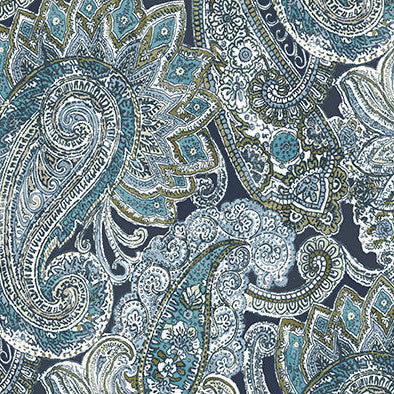 4 COLORS / Blaine Paisley 100% Cotton Fabric