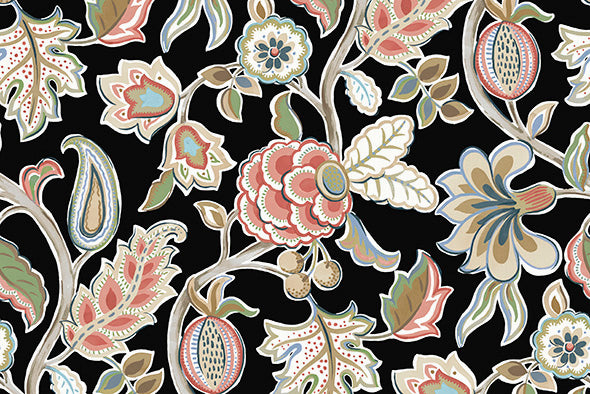 4 COLORS / Carmella Floral 100% Cotton Fabric