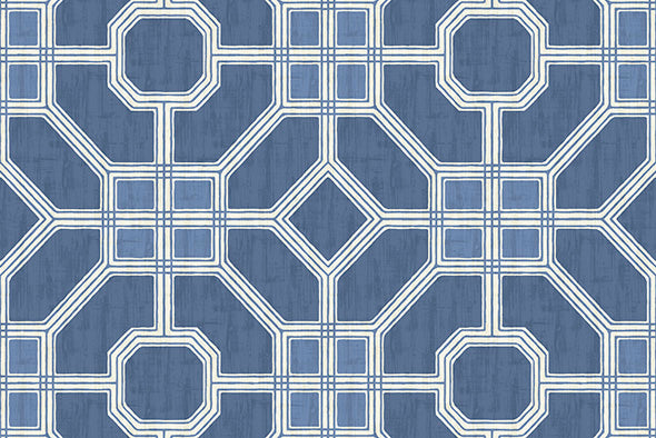 5 COLORS / Lennon Geometric 100% Cotton Fabric