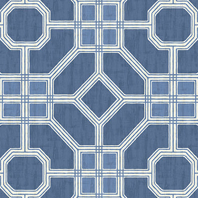 5 COLORS / Lennon Geometric 100% Cotton Fabric