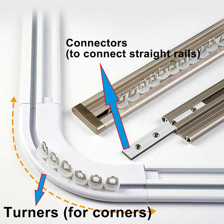 GlideMax Ceiling Mount Curtain Drapery Track