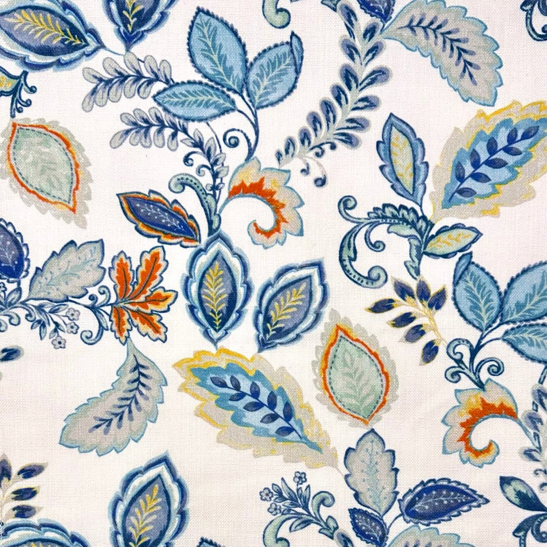 Sarvique Printed 100% Cotton Floral Fabric | 3 Colors - Dahlia
