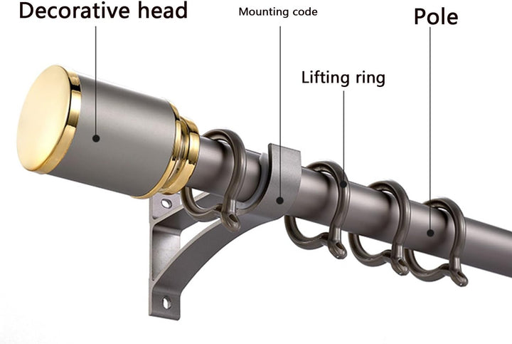 Archid Double Curtain Rod Pole