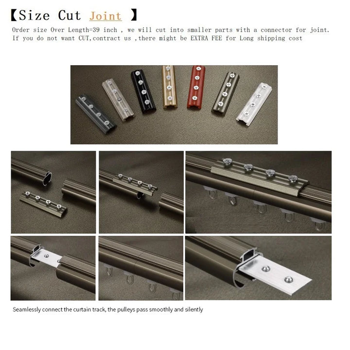 Velos Glide Curtain Drapery Rod Set