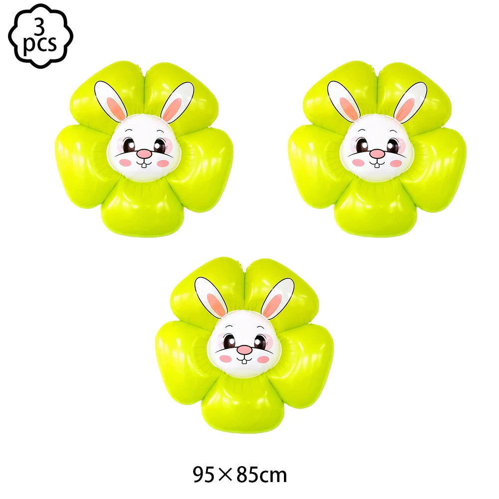 Inflatable Easter Rabbit Balloon Party Decor Supplies