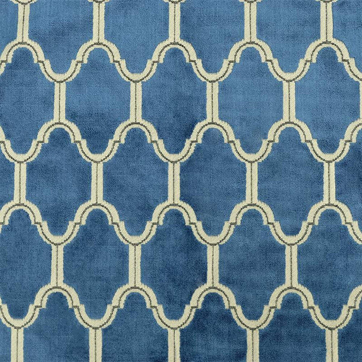 Luviaza Burnout Trellis Geometric Velvet Fabric | 5 Colors