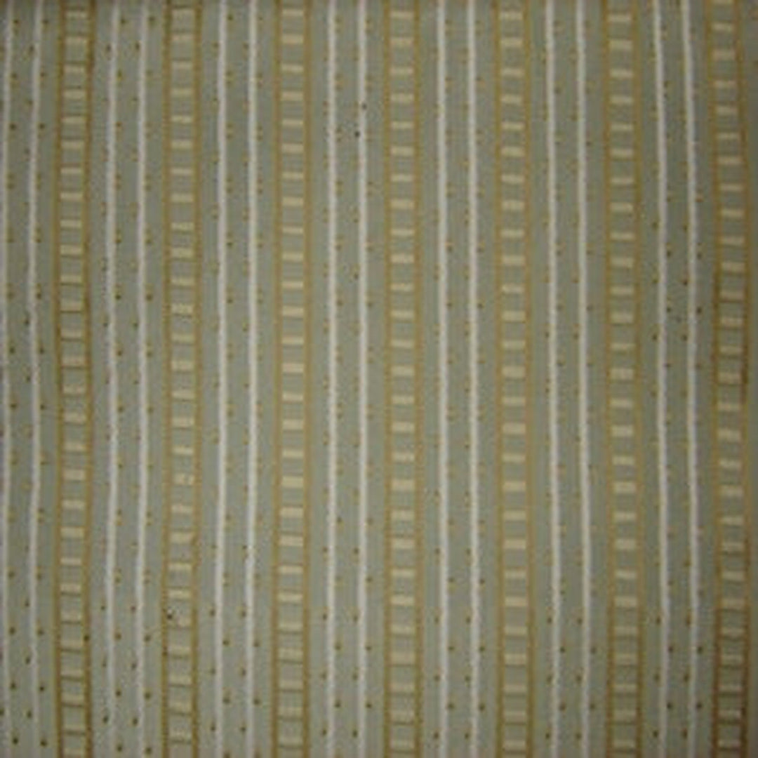 Lunessa Striped Two-Toned Silk Fabric in Cognac