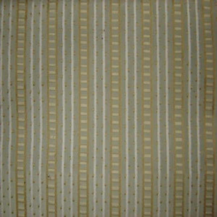 Lunessa Striped Two-Toned Silk Fabric in Cognac
