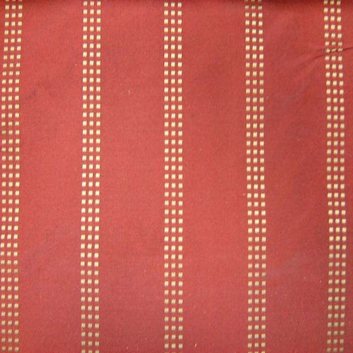 Novessa Dotted Squared Stripe Silk Fabric in Treasure