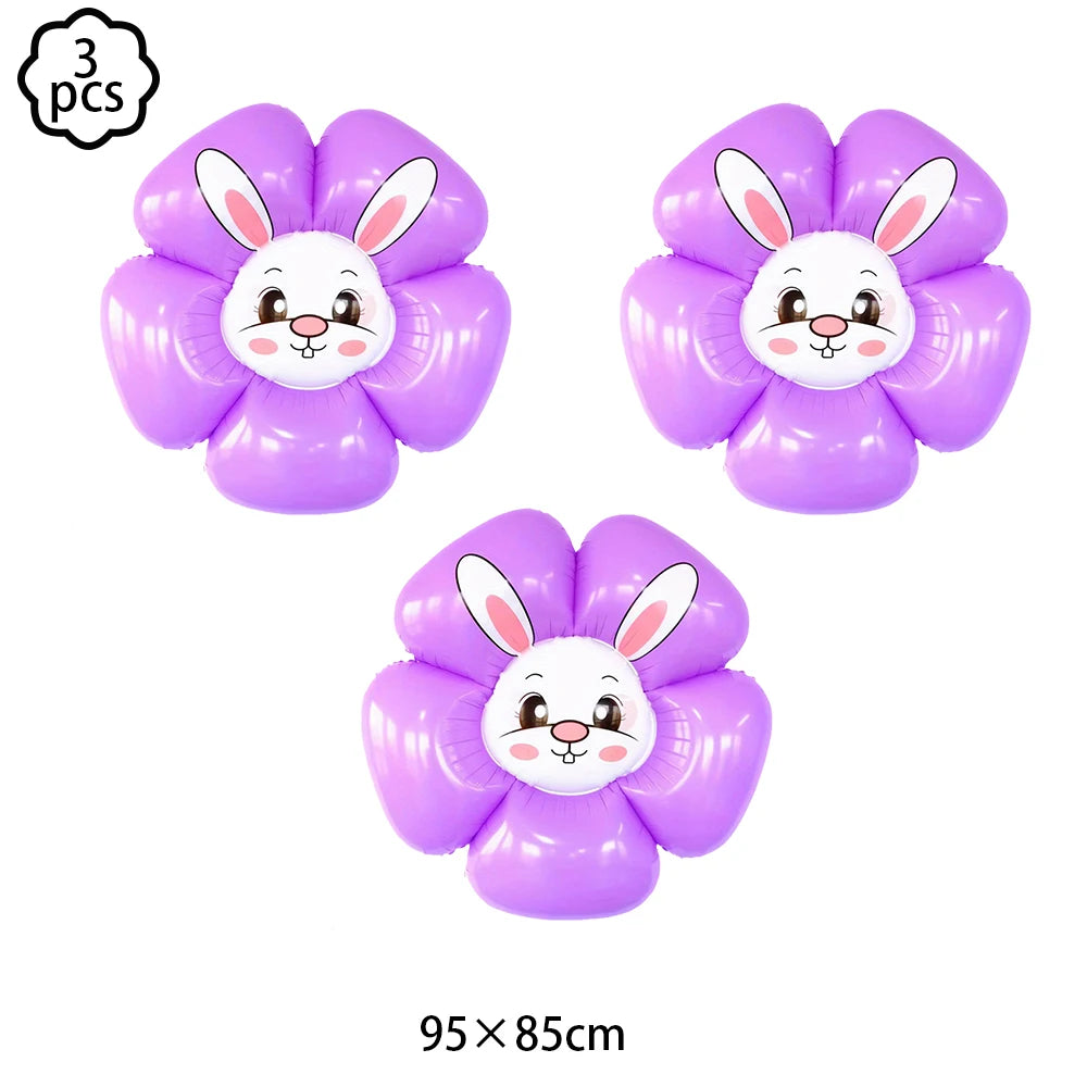 Inflatable Easter Rabbit Balloon Party Decor Supplies