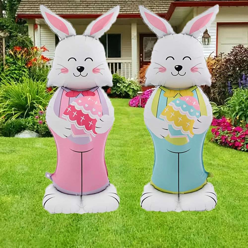 Inflatable Easter Rabbit Balloon Party Decor Supplies