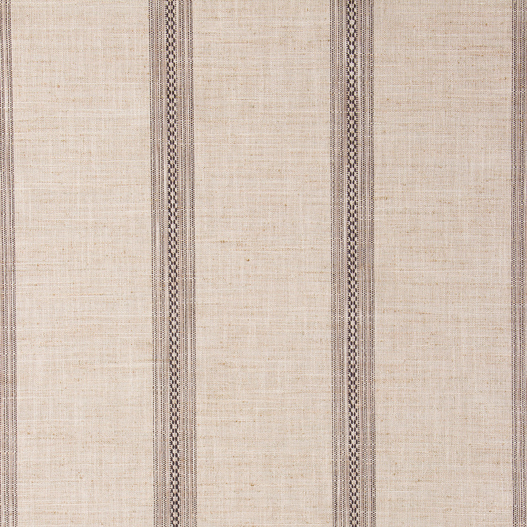 Tillbrook woven ticking stripe fabric in Ink