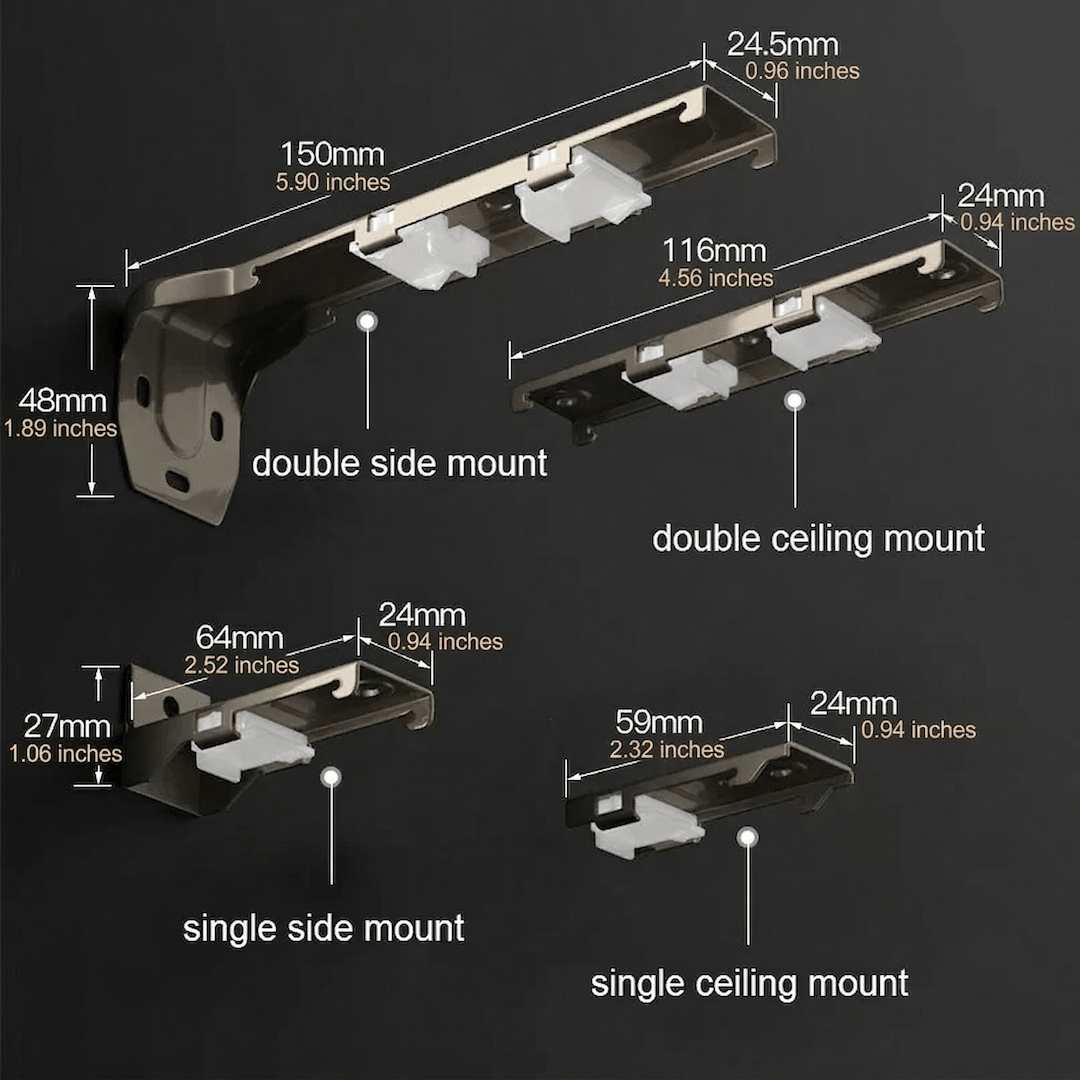 Armorglide 2.6mm Curtain Track