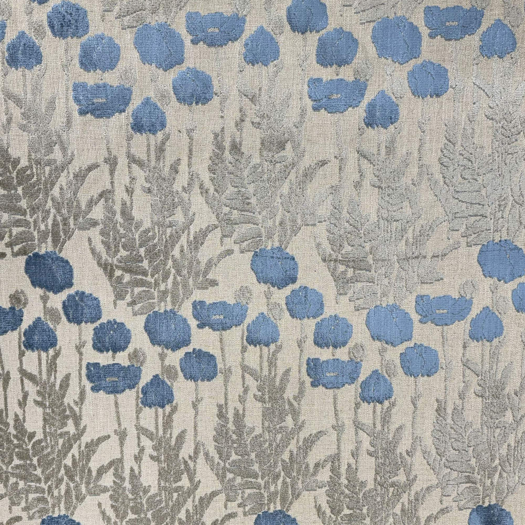 Mercer Floral Cut Velvet Fabric by the Yard | 6 Colors