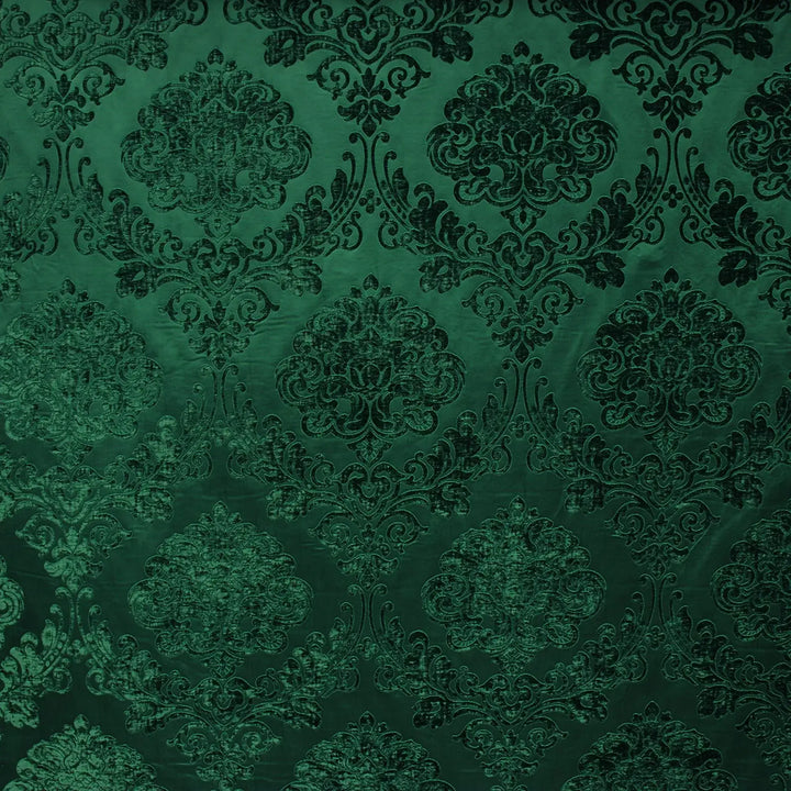 Vellune Tone on Tone Damask Velvet Fabric | 16 Colors