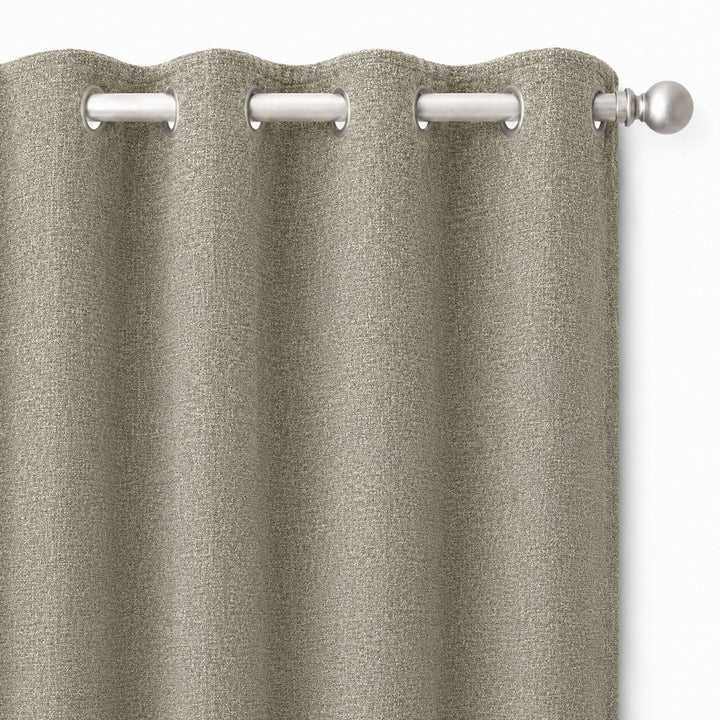 Castro Fabric in color Silver made as a drapery is a Solid Bouclé Fabric that is good for Drapery & Curtain Fabric and Upholstery Fabric