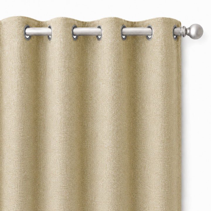 Castro Fabric in color Beige made as a drapery is a Solid Bouclé Fabric that is good for Drapery & Curtain Fabric and Upholstery Fabric