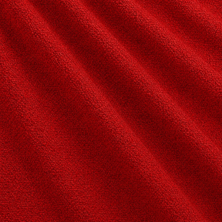 Castro Fabric in color Red that has a wavy look is a Solid Bouclé Fabric that is good for Drapery & Curtain Fabric and Upholstery Fabric