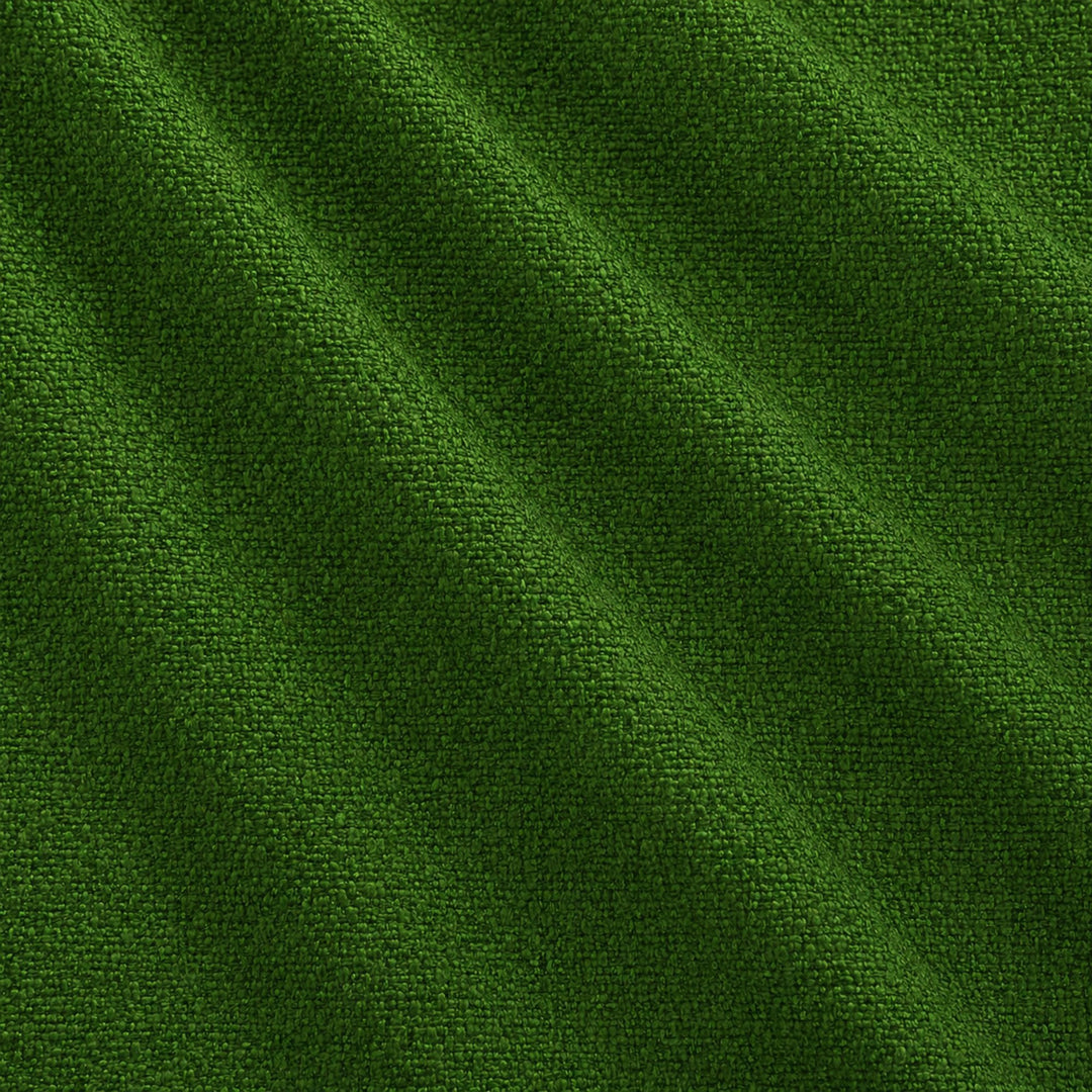 Castro Fabric in color Emerald that has a wavy look is a Solid Bouclé Fabric that is good for Drapery & Curtain Fabric and Upholstery Fabric