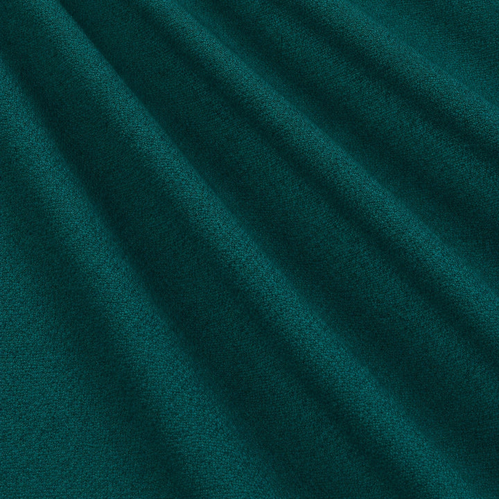 Castro Fabric in color Cerulean that has a wavy look is a Solid Bouclé Fabric that is good for Drapery & Curtain Fabric and Upholstery Fabric