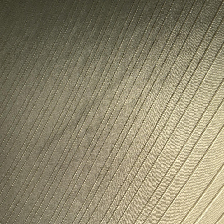 Delmira Thin Stripe Silk Fabric in Latte