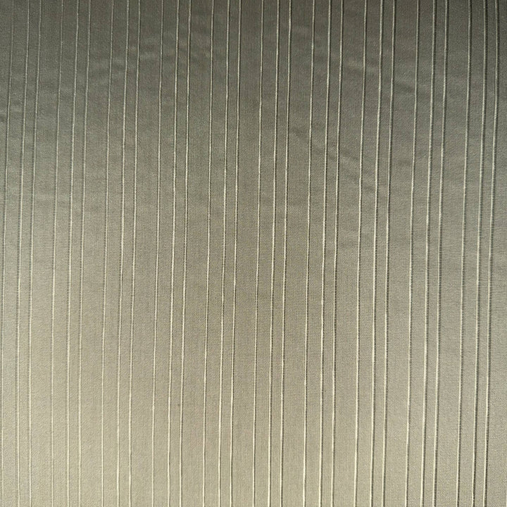 Delmira Thin Stripe Silk Fabric in Sage