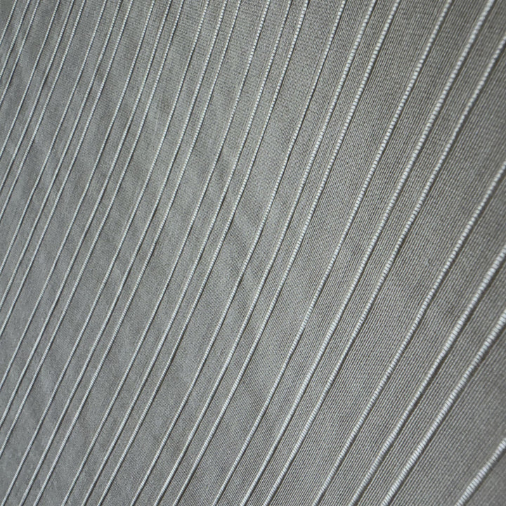 Delmira Thin Stripe Silk Fabric in Sand